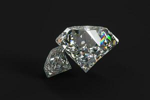 Luxus Diamant Juwel, 3d Rendern foto
