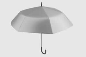 3d Wiedergabe, das Regenschirm mit Weiß Hintergrund foto