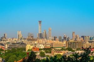 Skyline von Peking, Hauptstadt von China foto