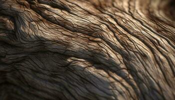 Natur schließen oben offenbart ein Muster von texturiert Tier Haut generiert durch ai foto