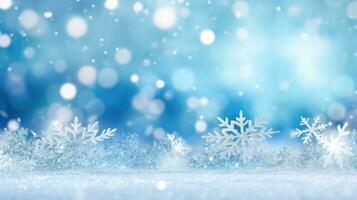 Winter Magie - - fallen Schneeflocken verwandeln das Landschaft - - generativ ai foto