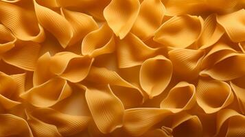 Vielfalt von Typen und Formen von Italienisch Pasta. ai generiert foto