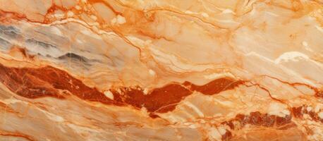 Marmor Textur Hintergrund im Orange Beige Farbe foto