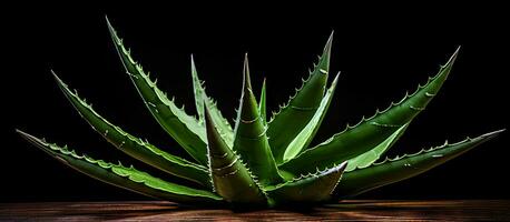 Aloe Baumpflege hat zäh Blätter und können überleben im trocken Regionen foto