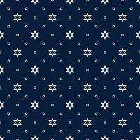 Muster aus weißen Sternen auf blauem Hintergrund foto