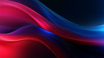 3d dunkel rot und Blau abstrakt Welle Hintergrund foto