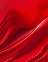 abstrakt rot Welle Hintergrund Illustration foto