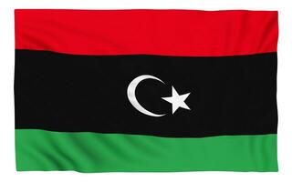 flagge von libyen foto