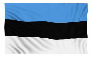 Flagge von Estland foto