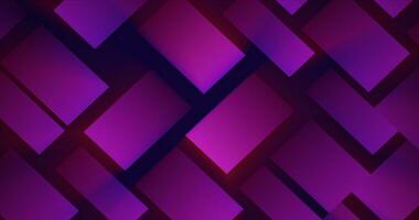 lila Muster futuristisch Energie glühend von Rechtecke und Quadrate Hintergrund foto