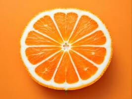 Schönheit von orange, generativ ai foto