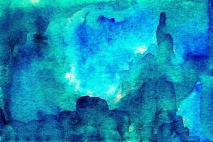 Blau Marmor Aquarell Hintergrund foto