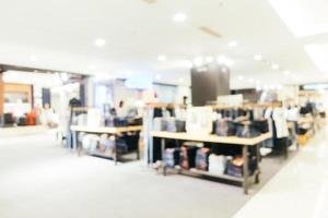 abstrakte Unschärfe und defokussiertes Einkaufszentrum des Kaufhauses foto