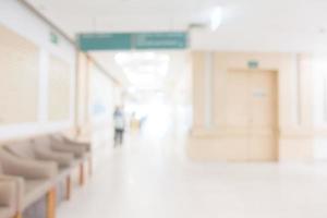 abstrakte Unschärfe Krankenhaus- und Klinikinnenraum foto