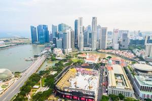 Skyline von Singapur foto