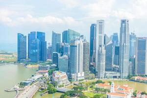 Skyline von Singapur foto