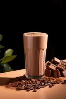 Schokolade Protein Shake foto