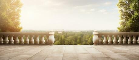 verwischen Außen Hintergrund Balkon und Terrasse foto