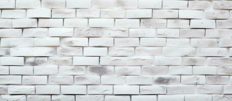 Weiß Backstein Mauer neu gebaut wie Hintergrund foto