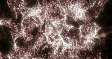 abstrakt Gelb Energie Linien und Partikel magisch hell glühend futuristisch Hi-Tech Hintergrund foto