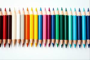 Farbe Bleistift vibron,generativ ai foto