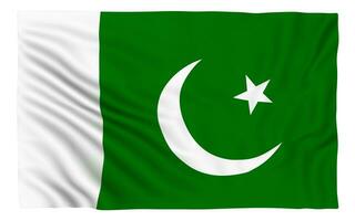 Flagge von Pakistan foto