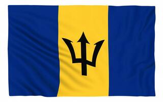 Flagge von Barbados foto