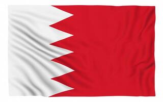 Flagge von Bahrain foto