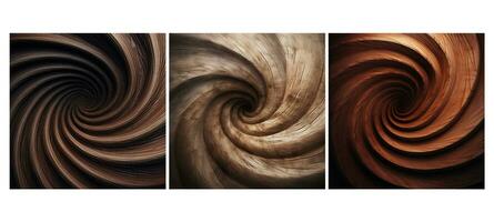 natürlich Spiral- Holz Textur Korn foto