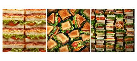 Tomate Sandwich Essen Textur Hintergrund foto