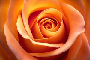 Orange Rose Textur Hintergrund generativ ai foto