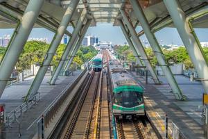 Nahverkehrssystem in Kaohsiung, Taiwan foto