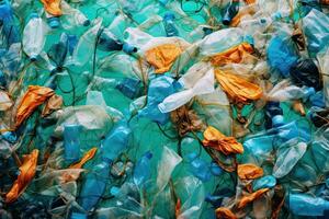 Abfall im das Ozean ,generativ ai foto