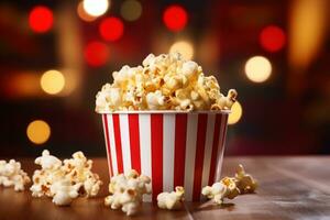 Popcorn Stand, Kino Schuss, Film Theater Popcorn foto