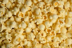 Popcorn Snack Hintergrund. generieren ai foto