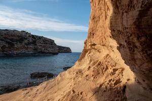 schöne Cala d en Baster auf der Insel Formentera auf den Balearen in Spanien foto