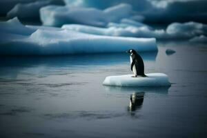 Pinguin Hintergrund. generieren ai foto