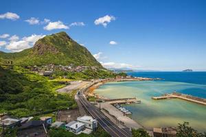 Landschaft der Nordküste und des Yinyang-Meeres in New Taipeh, Taiwan foto