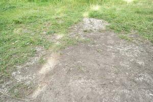 hoch Winkel Aufnahmen von britisch landwirtschaftlich Bauernhöfe beim Landschaft Landschaft in der Nähe Luton Stadt von England großartig Großbritannien von Vereinigtes Königreich. Aufnahmen war gefangen mit Drohnen Kamera foto