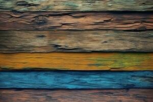 braun Scheune Holz Fußboden Mauer Textur, hervorrufen ein Jahrgang ästhetisch ai generiert foto