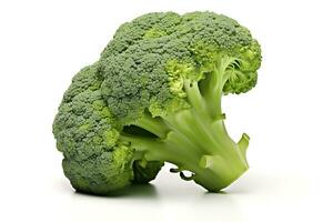 Brokkoli Gemüse isoliert auf Weiß Hintergrund ai generiert foto