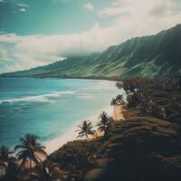 Hawaii. ai generativ foto