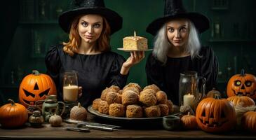 komisch Halloween Frauen foto