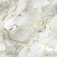 Weiß Gold Luxus abstrakt Marmor nahtlos Textur foto