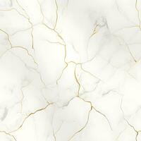 Weiß Gold Luxus abstrakt Marmor nahtlos Textur foto