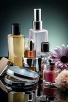 kosmetisch Schönheit Produkte. generativ ai foto