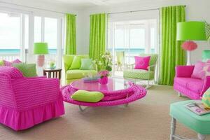 Strand Stil Leben Zimmer Design. Profi Foto