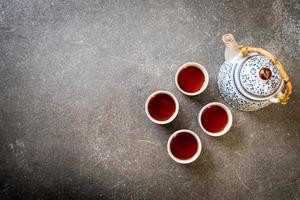 Nahaufnahme schönes chinesisches Teeservice tea foto