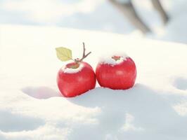 minimalistisch Winter Landschaft Komposition ai generativ foto