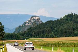 Straße zur Burg Hochosterwitz, Kärnten, Österreich - Bild foto